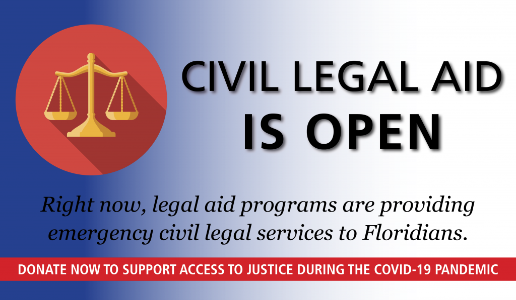 Civil legal aid is open